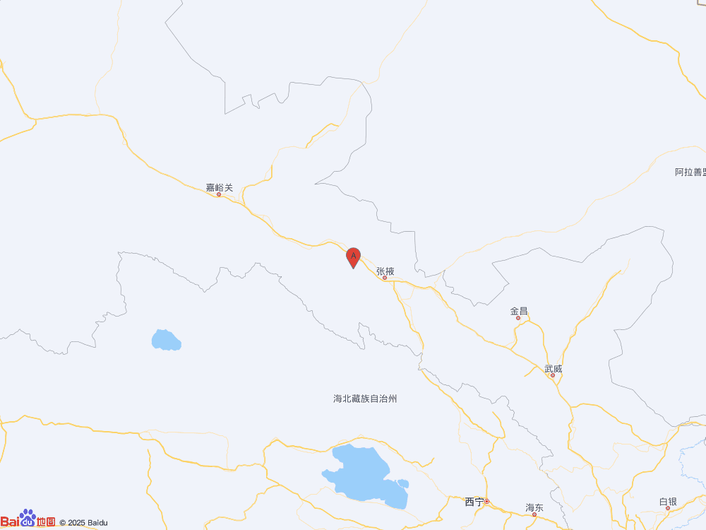 甘肅張掖市臨澤縣（北緯39.07度，東經100.04度）發生3.1級地震